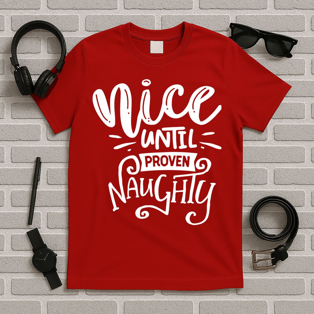 Nice Until Proven Naughty T-Shirt