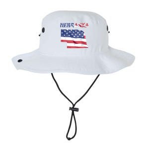 Nebraska Usa Proud United States America Patriot Flag Us Gift Legacy Cool Fit Booney Bucket Hat