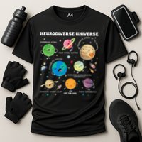 Neurodiverse Universe Planet Autism Awareness Support Squad Performance Shirt