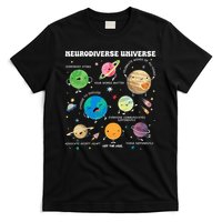 Neurodiverse Universe Planet Autism Awareness Support Squad T-Shirt
