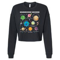Neurodiverse Universe Planet Autism Awareness Support Squad Cropped Pullover Crew