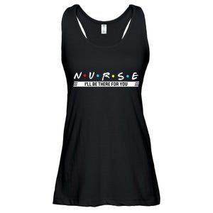 Nurse Be There For You Ladies Essential Flowy Tank