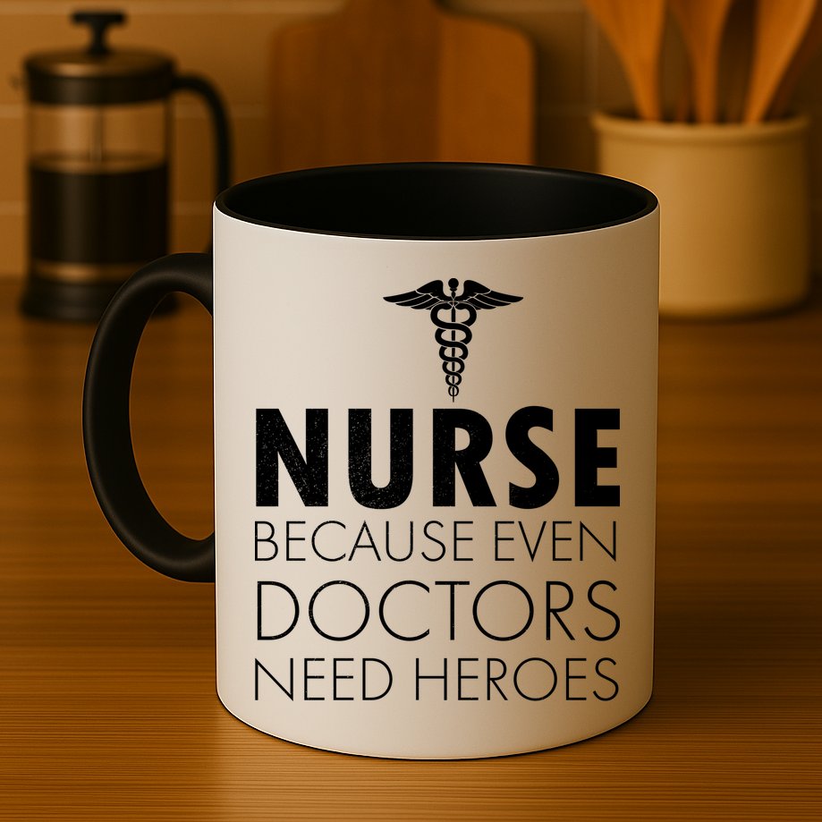 Nurse Because Even Doctors Need Heroes Mug