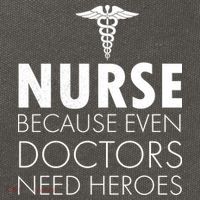 Nurse Because Even Doctors Need Heroes Cotton Canvas Backpack