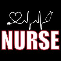 Nurse Heartbeat Logo Apron