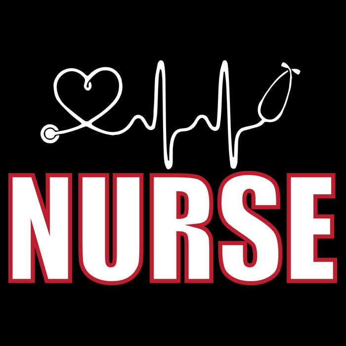 Nurse Heartbeat Logo Apron