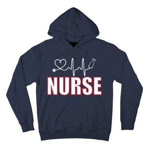 Nurse Heartbeat Logo Hoodie