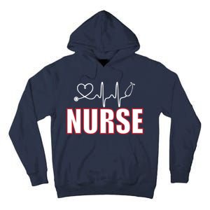 Nurse Heartbeat Logo Tall Hoodie