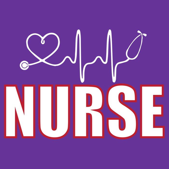 Nurse Heartbeat Logo Long Sleeve Shirt