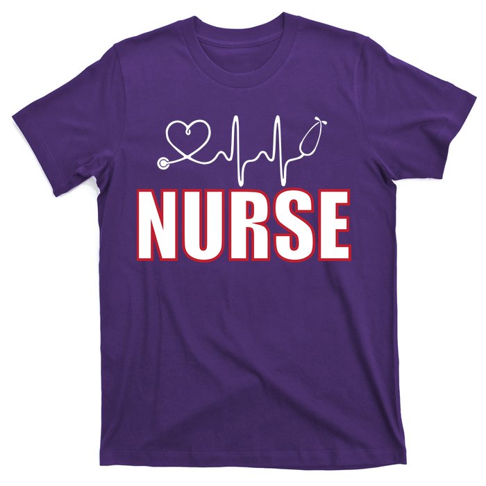 Nurse Heartbeat Logo T-Shirt