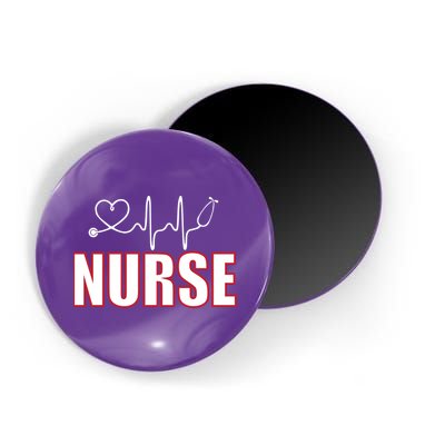 Nurse Heartbeat Logo Magnet