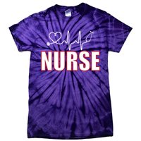 Nurse Heartbeat Logo Tie-Dye T-Shirt