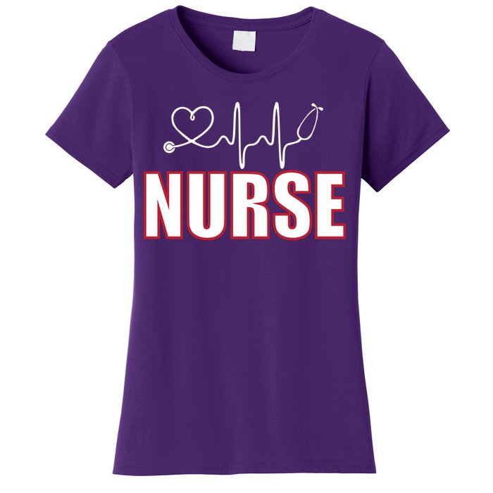 Nurse Heartbeat Logo Women's T-Shirt