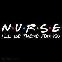 Nurse I'll Be There For You Support Short Acrylic Beanie