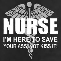 Nurse I'm Here To Save Your Ass Not Kiss It Golf Towel