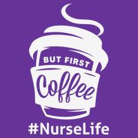 Nurse Life Coffee First Women's V-Neck T-Shirt