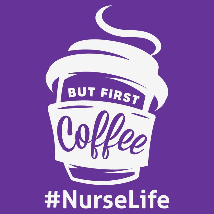 Nurse Life Coffee First Women's V-Neck T-Shirt
