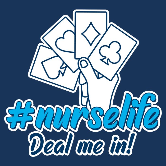 Nurse Life Deal Me In Flatbill Hat
