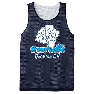 Nurse Life Deal Me In Mesh Reversible Basketball Jersey Tank