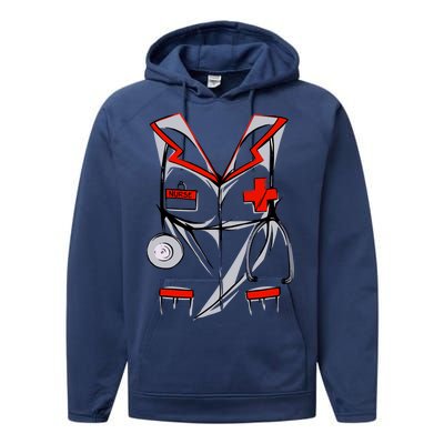 Nurse Medical Costume Suit Performance Fleece Hoodie