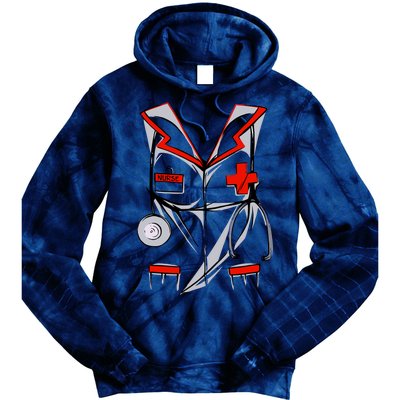 Nurse Medical Costume Suit Tie Dye Hoodie