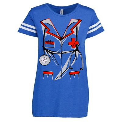 Nurse Medical Costume Suit Enza Ladies Jersey Football T-Shirt