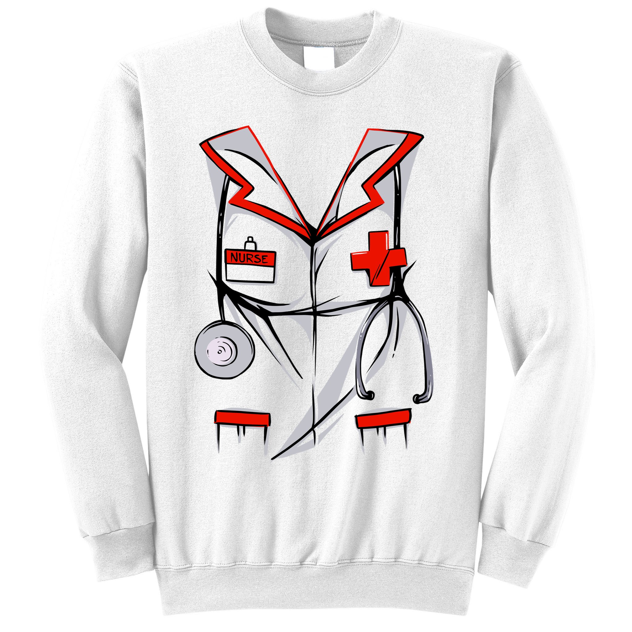 Nurse Medical Costume Suit Sweatshirt