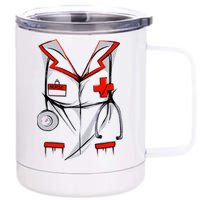 Nurse Medical Costume Suit 12 oz Stainless Steel Tumbler Cup