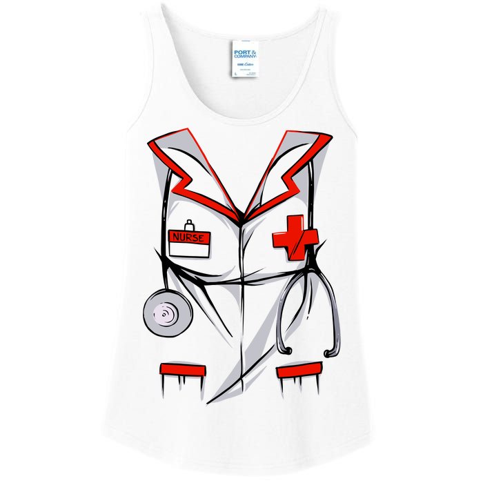 Nurse Medical Costume Suit Ladies Essential Tank