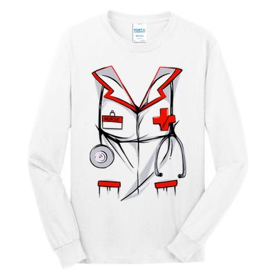 Nurse Medical Costume Suit Tall Long Sleeve T-Shirt