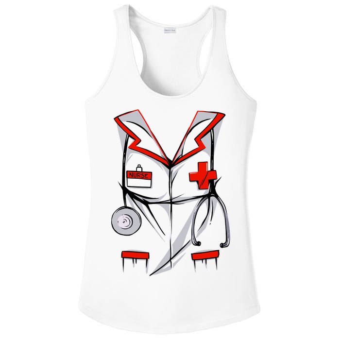 Nurse Medical Costume Suit Ladies PosiCharge Competitor Racerback Tank