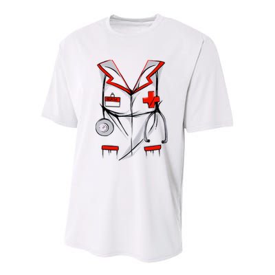 Nurse Medical Costume Suit Youth Performance Sprint T-Shirt