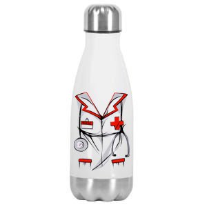 Nurse Medical Costume Suit Stainless Steel Insulated Water Bottle