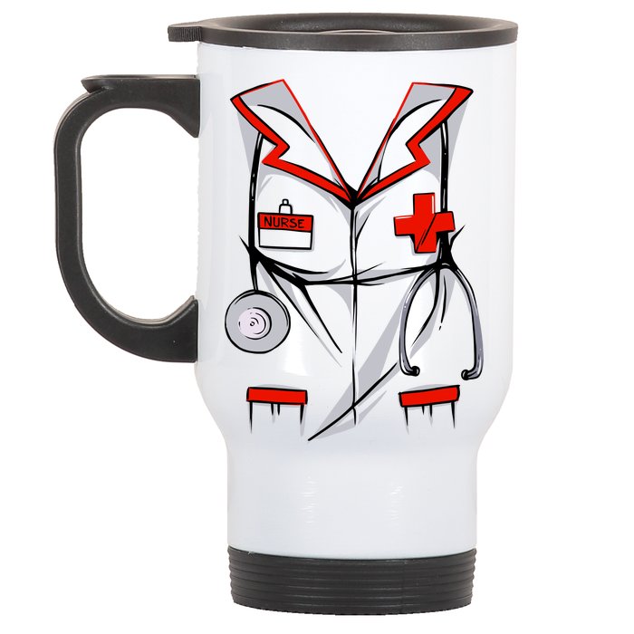 Nurse Medical Costume Suit Stainless Steel Travel Mug