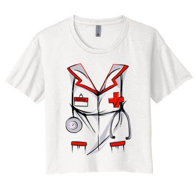 Nurse Medical Costume Suit Women's Crop Top Tee