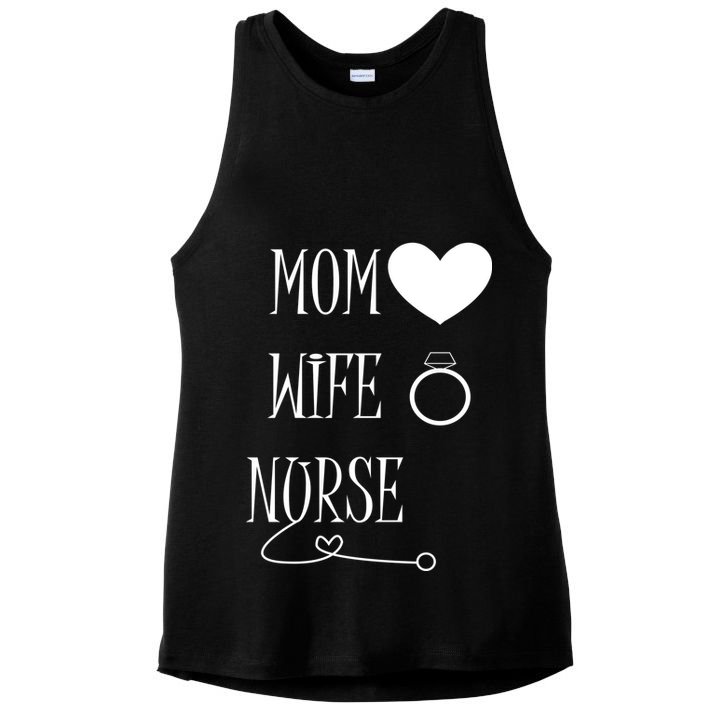 Nurse Mom Ladies PosiCharge Tri-Blend Wicking Tank
