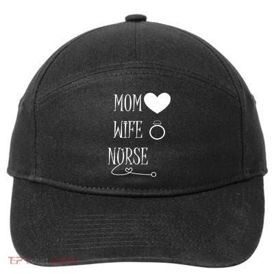 Nurse Mom 7-Panel Snapback Hat