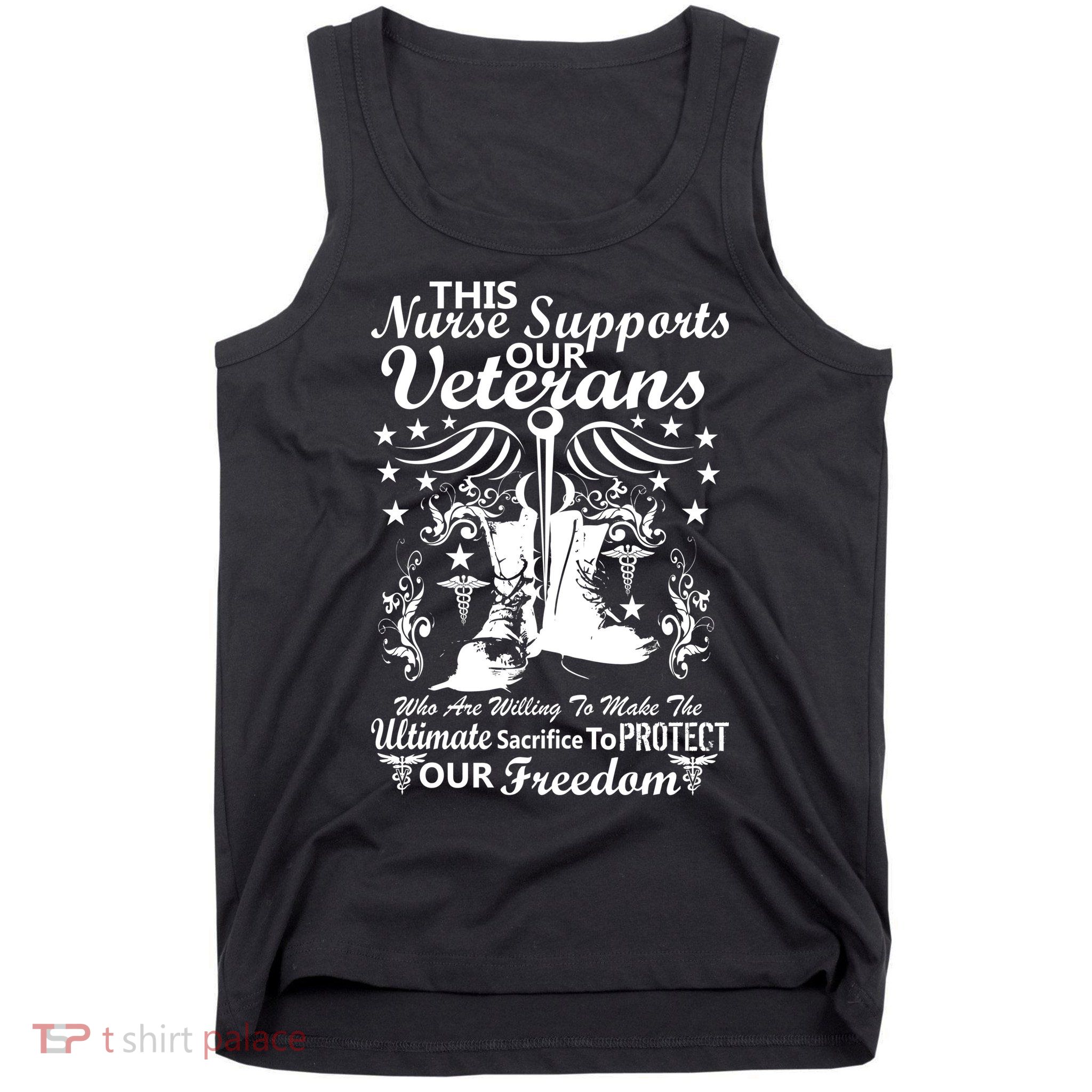 Nurse Supports Our Veterans Tank Top