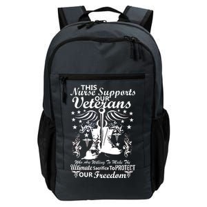 Nurse Supports Our Veterans Daily Commute Backpack