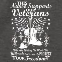 Nurse Supports Our Veterans Vector Backpack
