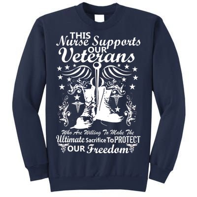 Nurse Supports Our Veterans Sweatshirt