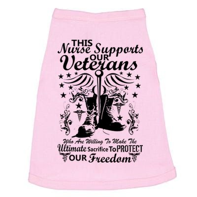 Nurse Supports Our Veterans Doggie Tank