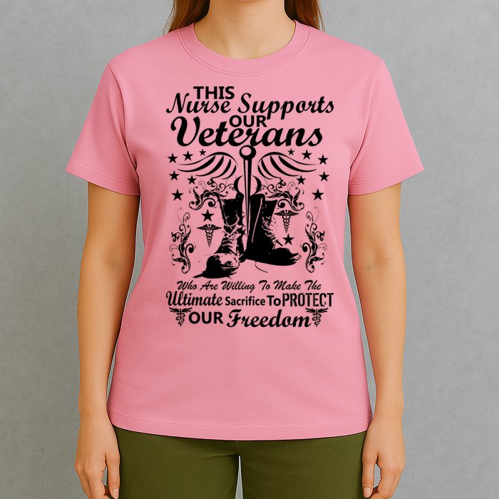 Nurse Supports Our Veterans T-Shirt