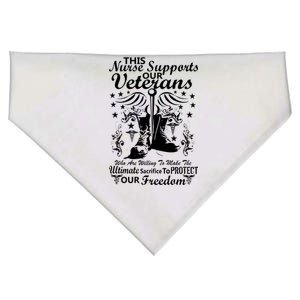 Nurse Supports Our Veterans USA-Made Doggie Bandana