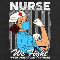 Nurse We Fight When Others Can't Anymore Golf Towel