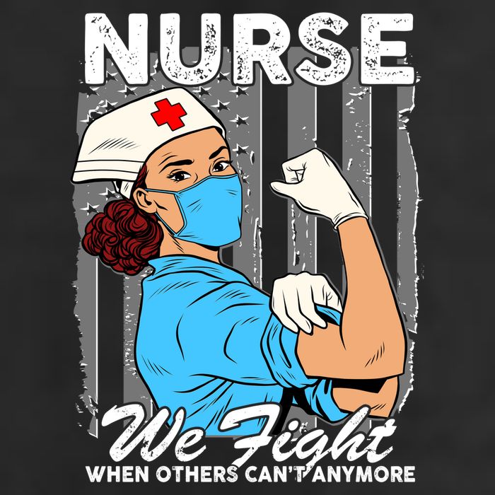 Nurse We Fight When Others Can't Anymore Golf Towel