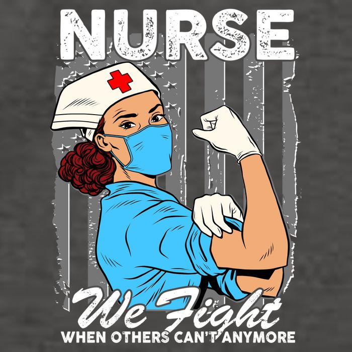 Nurse We Fight When Others Can't Anymore Vector Backpack