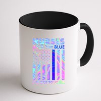 Nurses Back the Blue I've Got Your Six US Flag Coffee Mug