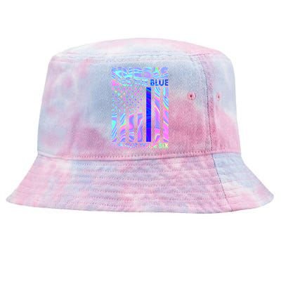 Nurses Back the Blue I've Got Your Six US Flag Tie-Dyed Bucket Hat