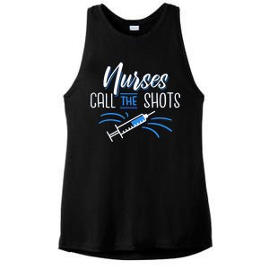 Nurses Call The Shots Ladies PosiCharge Tri-Blend Wicking Tank